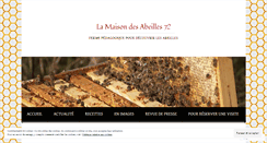 Desktop Screenshot of lamaisondesabeilles72.com